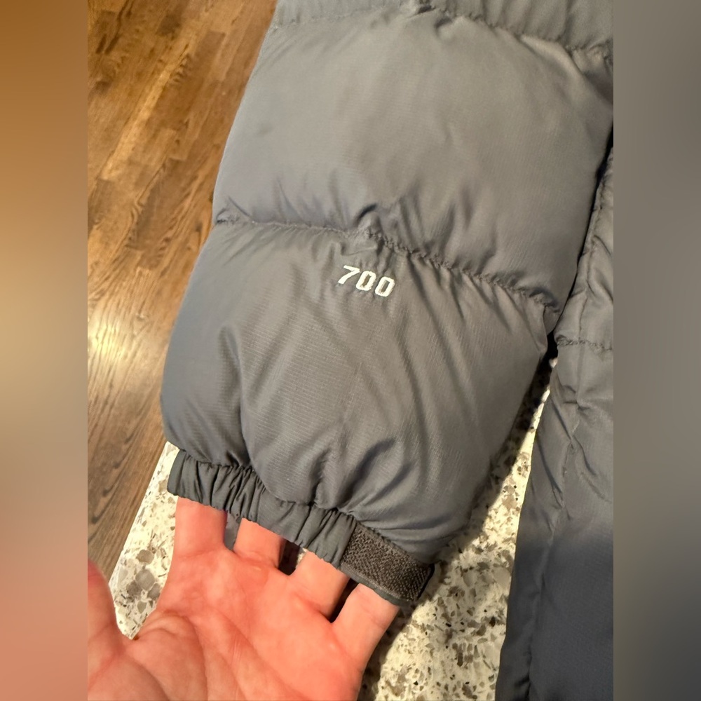 The North Face Gray Puffer Jacket - Picture 3 of 10